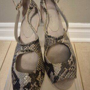 Snakeskin sandals